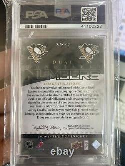 10-11 The Cup Sidney Crosby Dual Honorable Numbers Game Used Patch Auto /87