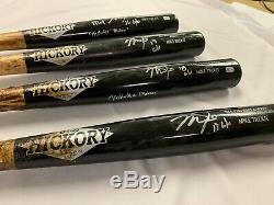10/26 Weekend Pricing Only MIKE TROUT 2016 2017 2018 2019 SIGNED Game Used Bats