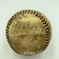 1930 Brooklyn Dodgers (Robins) Signed Game Used Baseball Babe Herman JSA COA