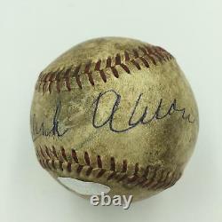 1950's Hank Aaron Signed Game Used National League Baseball MEARS COA & STEINER
