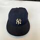 1970's Reggie Jackson Signed Game Used New York Yankees Baseball Hat Cap