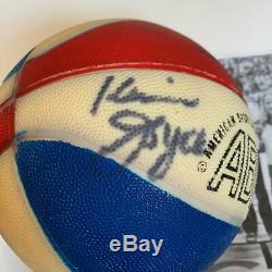 1974-75 Indiana Pacers Team Signed Game Used ABA Basketball