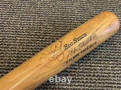 1974-78 Mike Schmidt Philadelphia Phillies Game Used Rookie Era Bat Psa 9.5 Sign