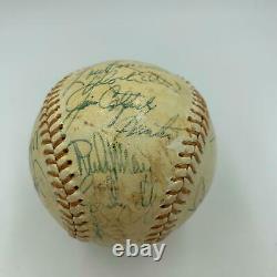 1976 Yankees Team Signed Game Used Baseball Thurman Munson & Nolan Ryan PSA DNA
