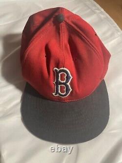 1977 Fergie Jenkins Game Used Worn Hat Autographed Boston Red Sox MLB Cap with COA
