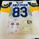 1980's Flipper Anderson Signed Rookie Game Used Los Angeles Rams Jersey Jsa Coa