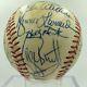 1982 Kansas City Royals Team Signed Autographed Game Used Baseball George Brett