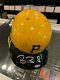 1986 Barry Bonds Pittsburgh Pirates Rookie Game Used Signed Batting Helmet Getty