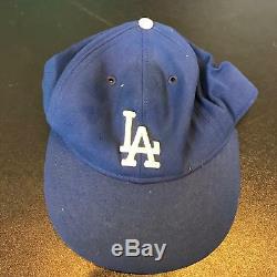 1989 Kirk Gibson Signed Game Used Los Angeles Dodgers Hat Cap PSA DNA COA