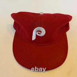 1989 Lenny Dykstra Signed Game Used Philadelphia Phillies Hat With Mears COA