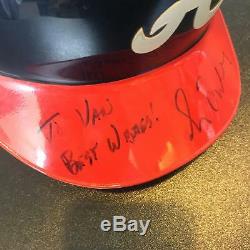 1990's Greg Maddux Signed Game Used Atlanta Braves Authentic Helmet JSA COA