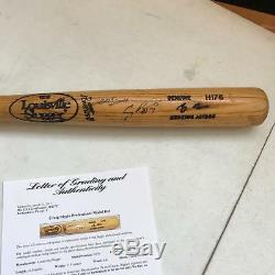 1991-97 Craig Biggio Signed Game Used Baseball Bat PSA DNA GU 9 Houston Astros