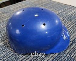 1992 BRET SABERHAGEN Game Used Worn SIGNED NY METS 7-3/8 ABC Batting Helmet JSA