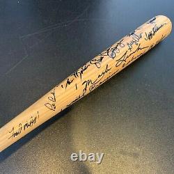 1993 Atlanta Braves Team Signed Game Used Bat Maddux Smoltz Deion Sanders JSA