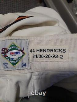 1993 Orioles Elrod Hendricks Signed Game Used Home Pants PSA/DNA