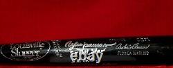 1995-96 ANDRE DAWSON Signed GAME USED BAT Florida MARLINS Team Terry Pendleton