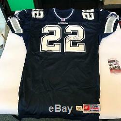 1996 Emmitt Smith Signed Game Used Dallas Cowboys Jersey JSA & Grey Flannel COA