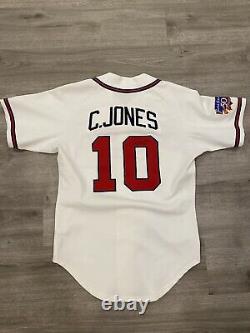 1997 Chipper Jones Game Used and Signed Atlanta Braves Home Jersey
