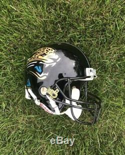 1997 Jacksonville Jaguars Mark Brunell Game Used Riddell Helmet Autographed