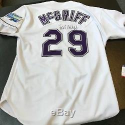 1998 Fred McGriff Signed Game Used Tampa Bay Devil Rays Jersey PSA DNA COA