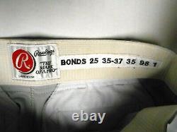 1998 Game Used Barry Bonds Worn Uniform Pants SF Giants Signed Autographed Auto