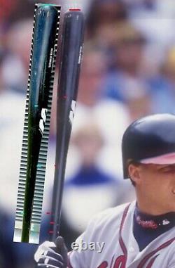 1998 Signed Chipper Jones Game Used Bat Photomatched Atlanta Braves HOF