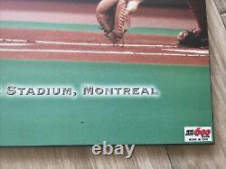 1999 Expos Olympic Stadium Game Used Visiting Clubhouse Tony Gwynn Signed Poster