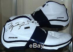 1/1 HISTORIC Michael Jordan Team FBI GAME USED Autographed Shoes! FULL UDA COA