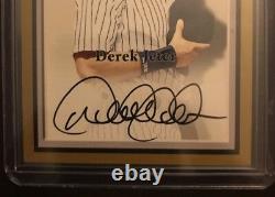 2001 Fleer Legacy Greats Of The Game Derek Jeter On Card Autograph Auto Rare