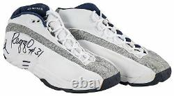 2001 Reggie Miller Game Used & Signed Jordan Indiana Pacers Sneakers