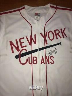 2001 Rey Ordonez Ny Mets Game Used Worn Jersey Cubans Negro League Rare Signed