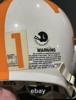 2002 Tennessee Volunteers Game Used College Football Helmet Signed Ncaa
