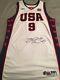 2003-04 Lebron James Game Worn/used Signed Team Usa Jersey Rookie Rc Uda Grade 9