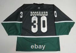 2003 Derek Boogaard Louisiana IceGators ECHL Game Used Worn Signed Hockey Jersey