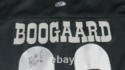 2003 Derek Boogaard Louisiana IceGators ECHL Game Used Worn Signed Hockey Jersey
