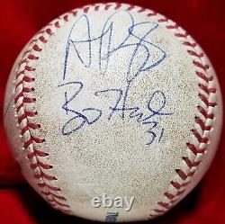 2003 NL Batting Champion ALBERT PUJOLS Signed Game Used Ball St Louis Cardinals
