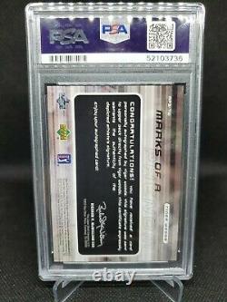 2003 SP Game Used Tiger Woods Marks Of A Phenom Auto #08/32 PSA 7