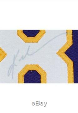 2004-05 Kobe Bryant Lakers Game-Used & Autographed Jersey (JSA NBA Hologram)