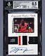 2009 10 Exquisite Michael Jordan Game Used Flashback Rookie Patch Auto Rpa Bgs