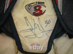 2009 Henrik Lundqvist Signed Game Used NY RANGERS Goalie Chest Protector STEINER