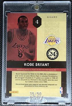 2009 Rookie Timeless Treasure Kobe Bryant Game Used Jersey ON CARD AUTOGRAPH /50