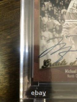 2010 Michael Jordan On Card Greats of the Game Auto