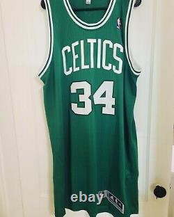 2011 Boston Celtics Authentic NBA Away Game Worn Used Jersey Paul Pierce Signed