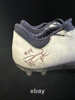 2011 Demond Washington Auburn National Champ. Game DUAL SIGNED GAME USED Cleats