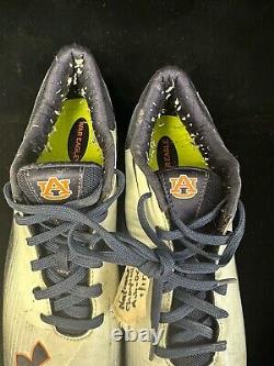 2011 Demond Washington Auburn National Champ. Game DUAL SIGNED GAME USED Cleats