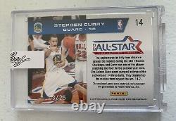 2011 Panini Rookie Challenge Steph Curry AUTO #3/25 RARE! (Game Worn Material)