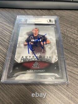 2011 UD SP GAME USED ALEX MORGAN ROOKIE RC Card SIGNED BECKETT AUTHENTIC AUTO