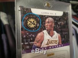 2012-13 Panini KOBE BRYANT Marquee ON CARD AUTO + Dual 3-Color GAME USED Jersey
