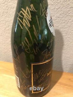 2012 San Francisco Giants World Series Champs Game Used Champagne Bottle Signed