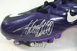 2013 Adrian Peterson Signed Game Used Cleats Vikings 2 Touchdown Game Photomatch